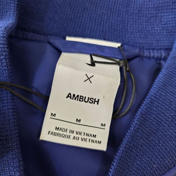 Nike X Ambush Football Bomber Jacket Jersey University Blue Gold LA Rams Men's M - Picture 9 of 12